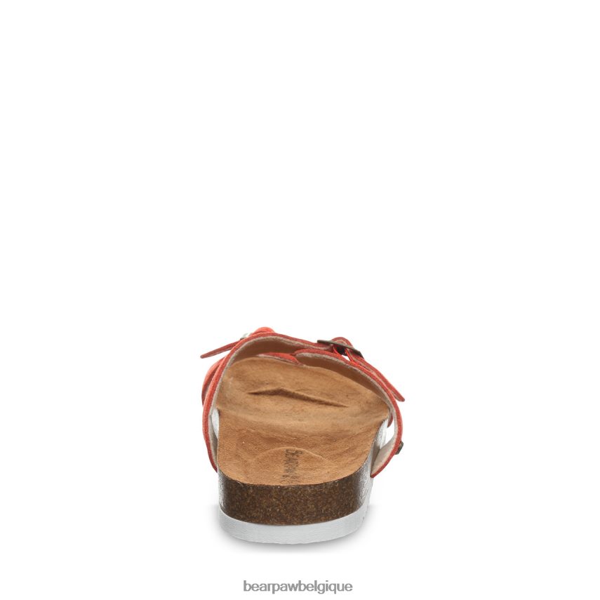 BEARPAW Jaycee femmes 6PN848468 alerte rouge des sandales