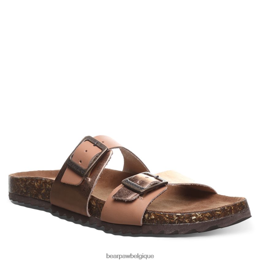 BEARPAW Juliette II femmes 6PN848370 bagage/or rose des sandales