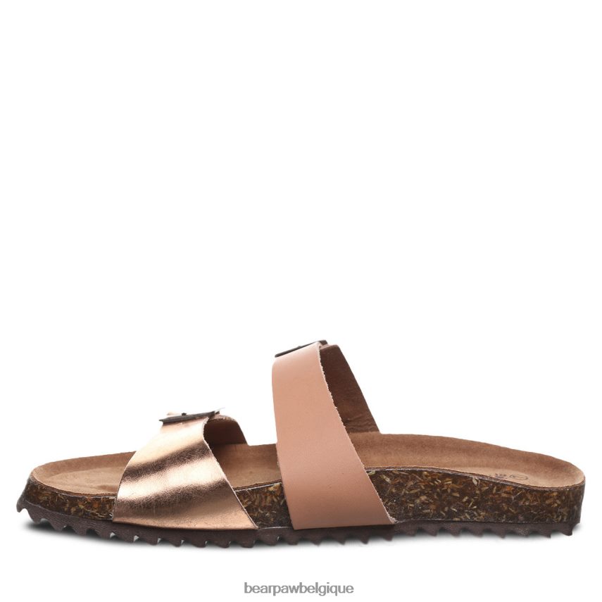 BEARPAW Juliette II femmes 6PN848370 bagage/or rose des sandales