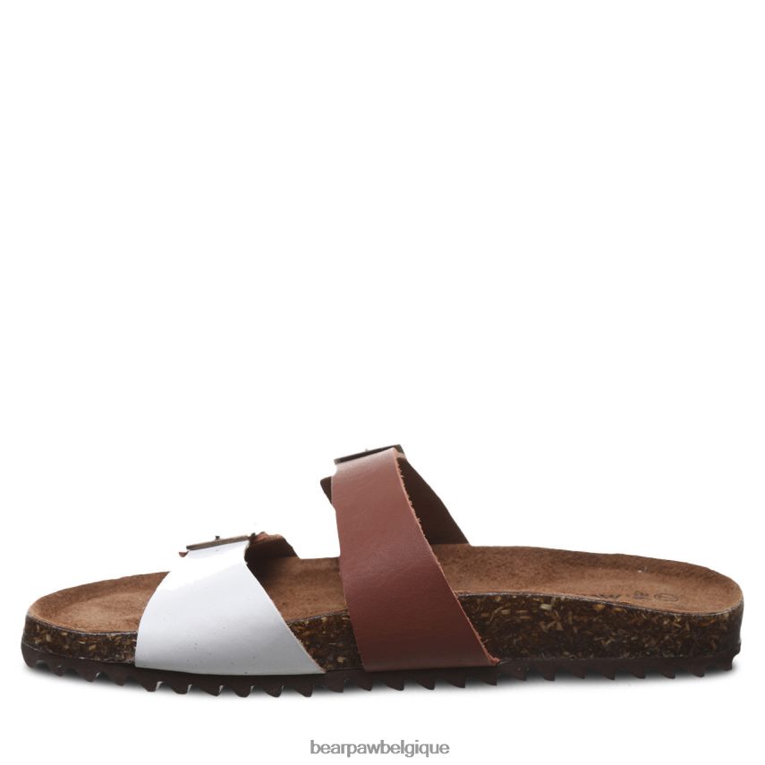 BEARPAW Juliette II femmes 6PN848371 selle/blanc des sandales