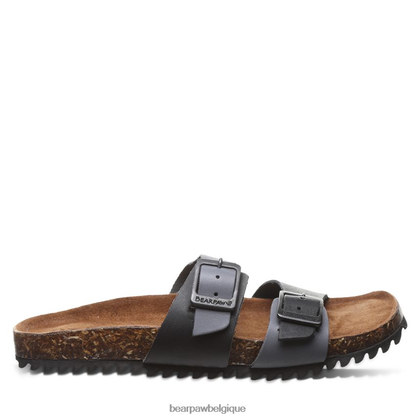 BEARPAW Juliette II femmes 6PN848372 gris noir des sandales