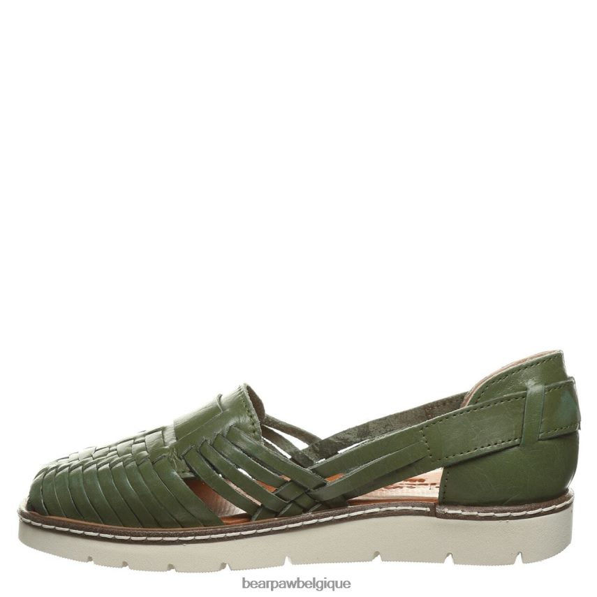 BEARPAW Léna femmes 6PN848492 vert militaire des sandales