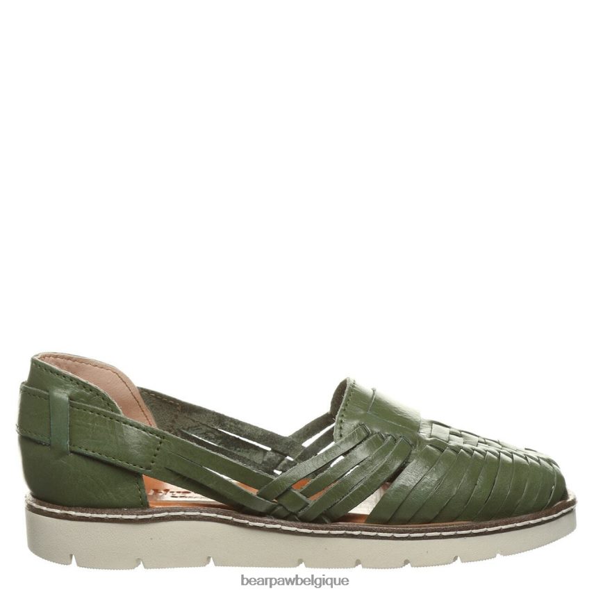 BEARPAW Léna femmes 6PN848492 vert militaire des sandales