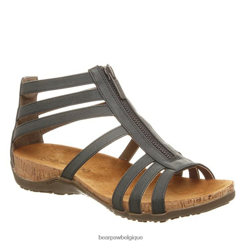 BEARPAW Layla large femmes 6PN848437 noir des sandales
