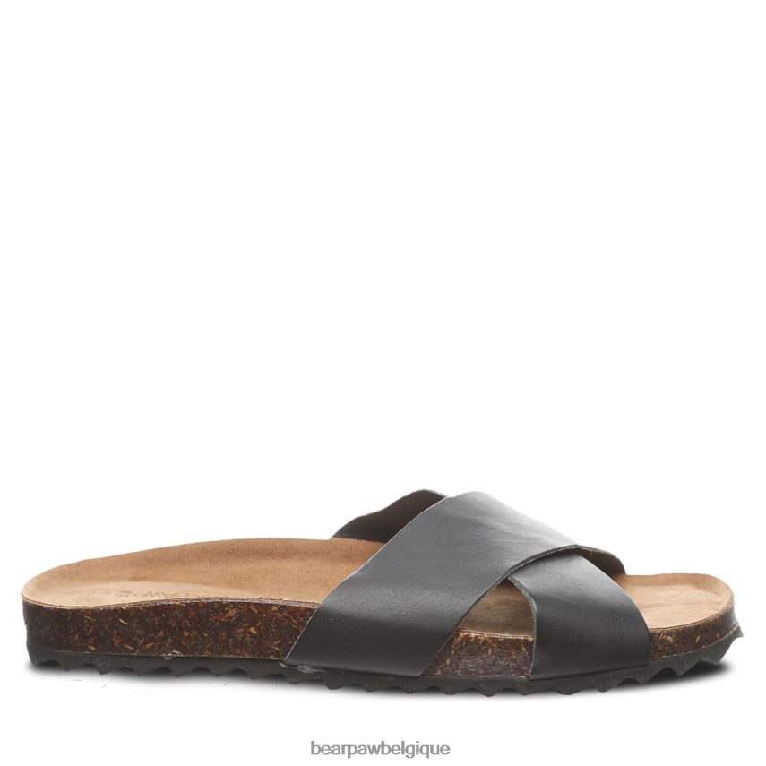 BEARPAW Margarita femmes 6PN848447 noir des sandales