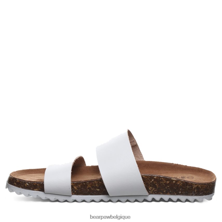 BEARPAW Marlette femmes 6PN848366 blanc des sandales
