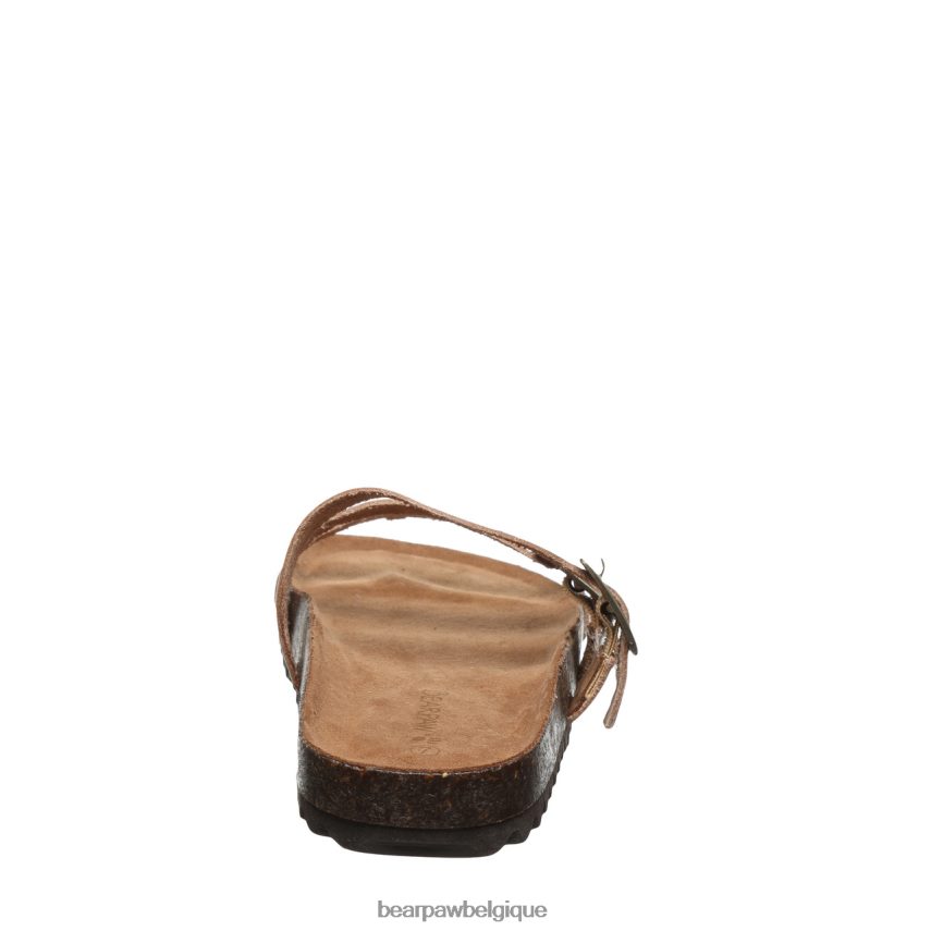 BEARPAW Mercedes femmes 6PN848453 argent des sandales