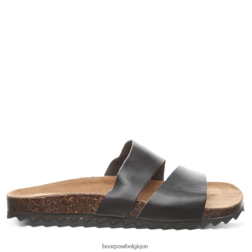 BEARPAW Mia femmes 6PN848393 noir des sandales