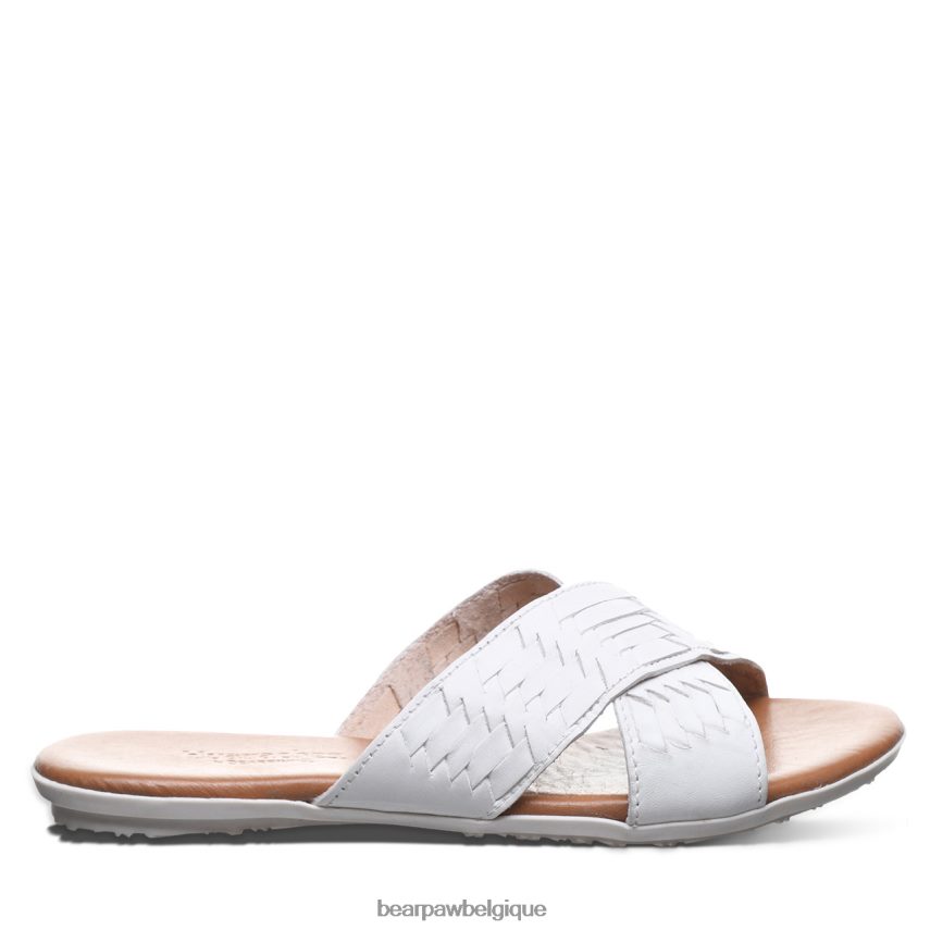 BEARPAW Xiména femmes 6PN848388 blanc des sandales