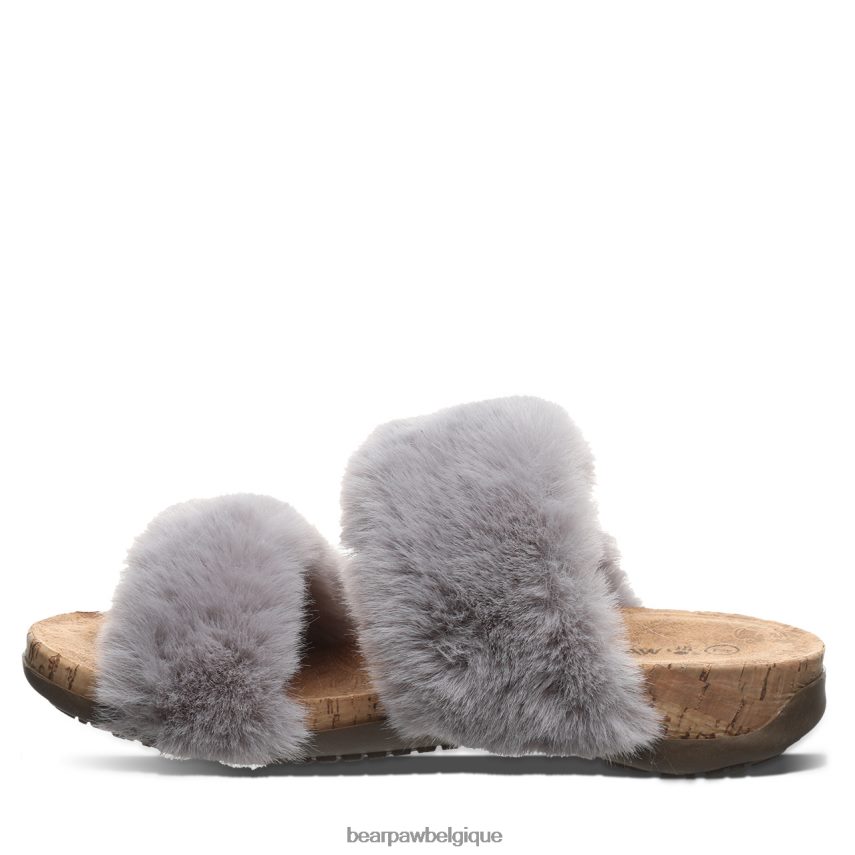 BEARPAW analia femmes 6PN848397 brouillard gris des sandales