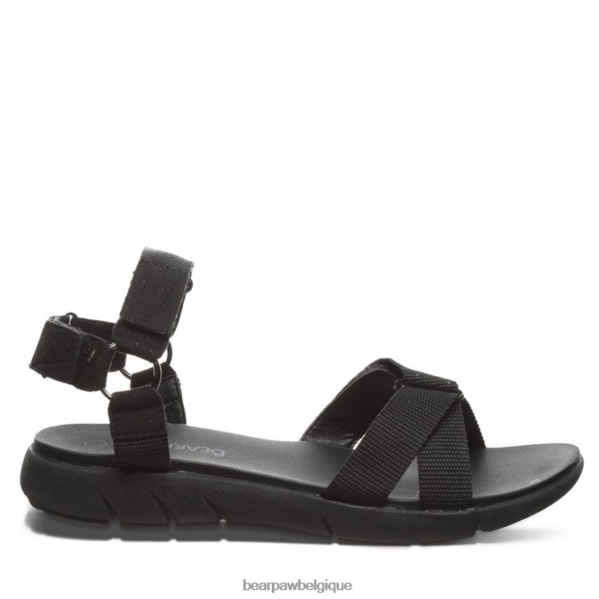 BEARPAW becca femmes 6PN848473 noir des sandales