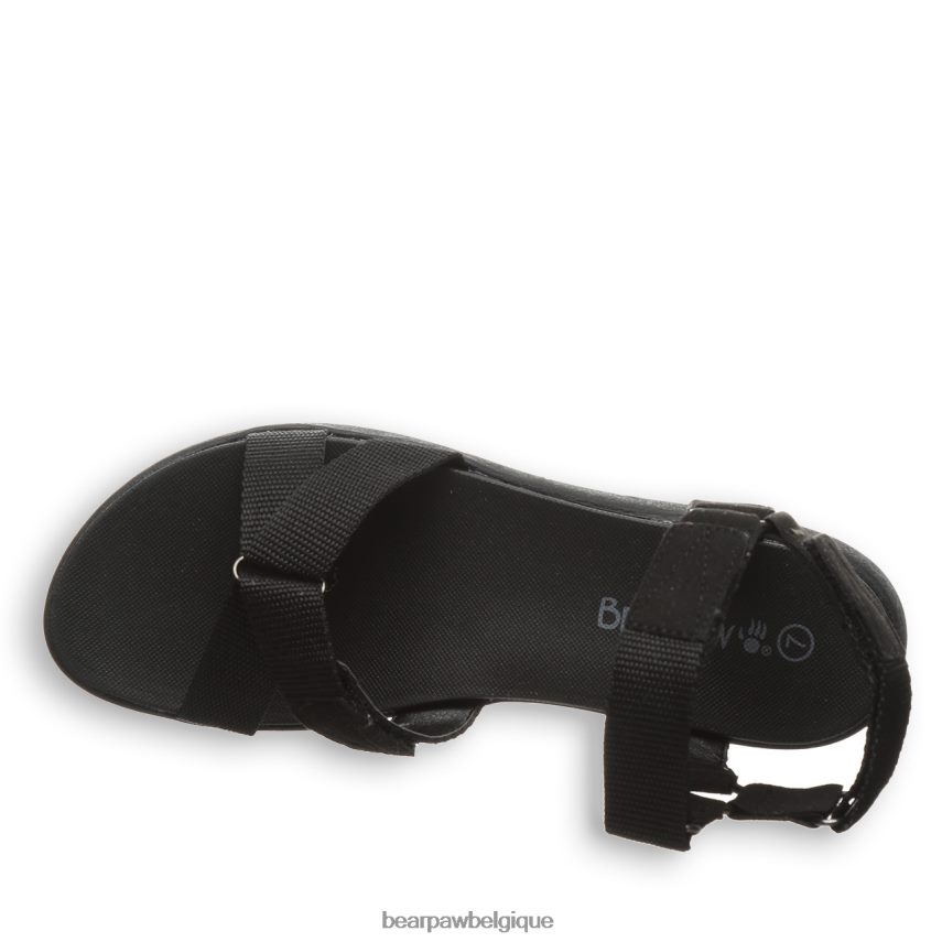 BEARPAW becca femmes 6PN848473 noir des sandales