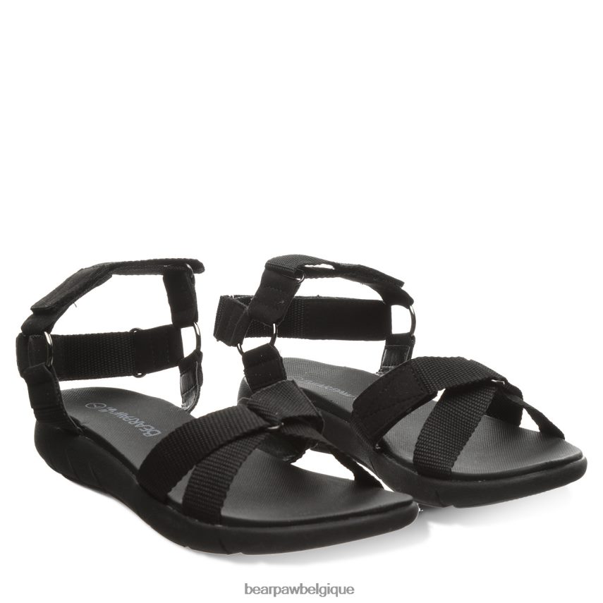 BEARPAW becca femmes 6PN848473 noir des sandales