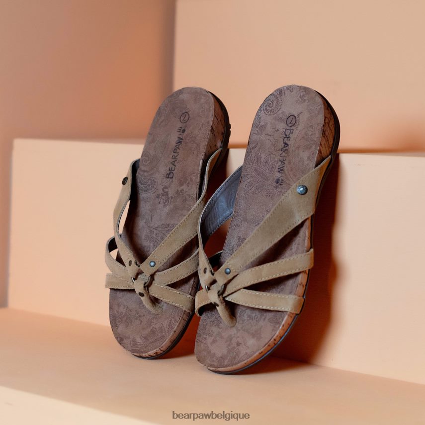 BEARPAW faon femmes 6PN848363 café glacé des sandales