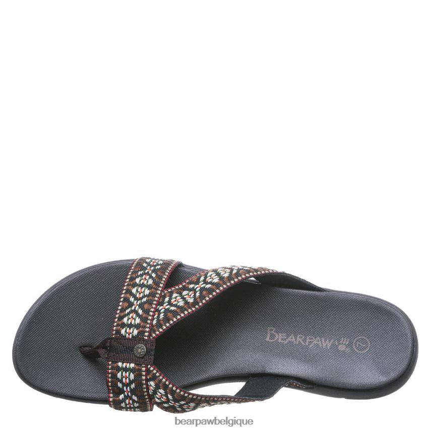 BEARPAW genévrier femmes 6PN848496 chocolat des sandales