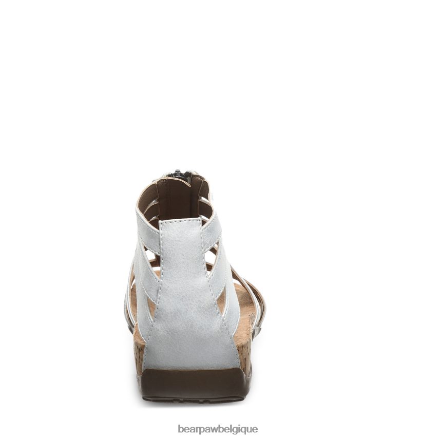 BEARPAW layla ii large femmes 6PN848432 blanc métallisé des sandales