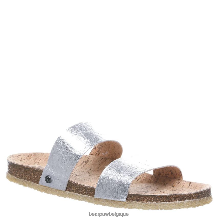 BEARPAW lilo femmes 6PN848502 argent des sandales