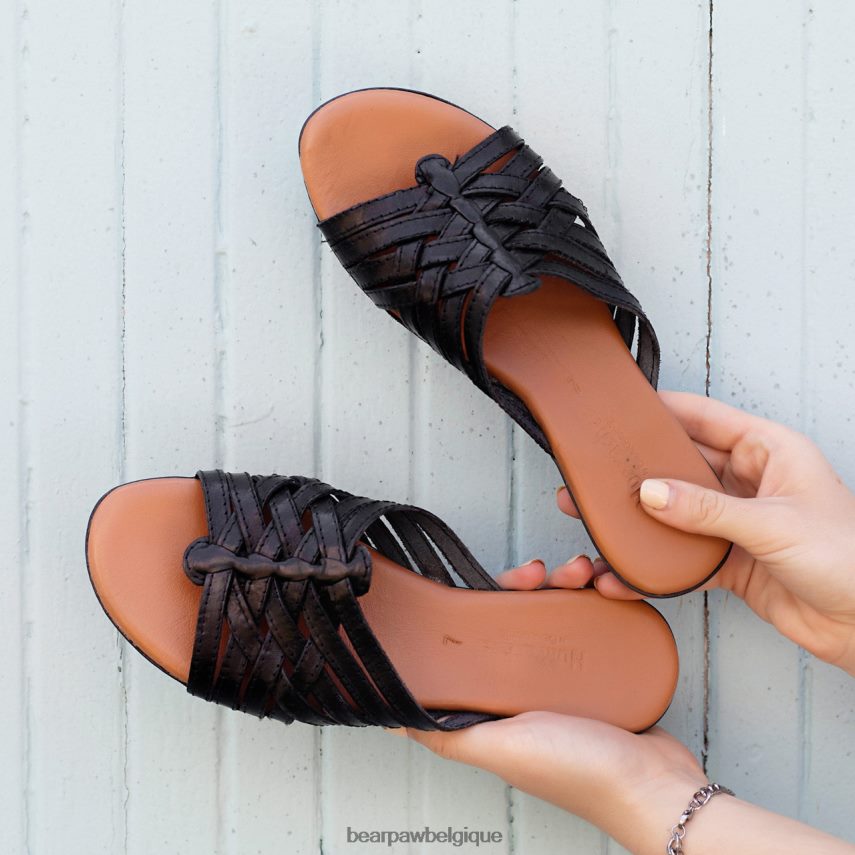 BEARPAW Élisa femmes 6PN848384 noir des sandales