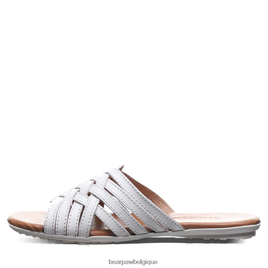 BEARPAW Élisa femmes 6PN848385 blanc des sandales
