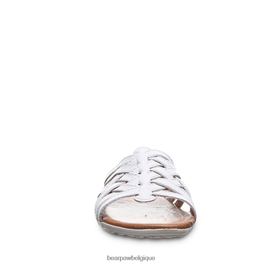 BEARPAW Élisa femmes 6PN848385 blanc des sandales