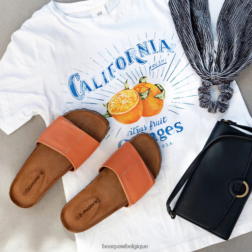 BEARPAW sibylle femmes 6PN848367 orange des sandales