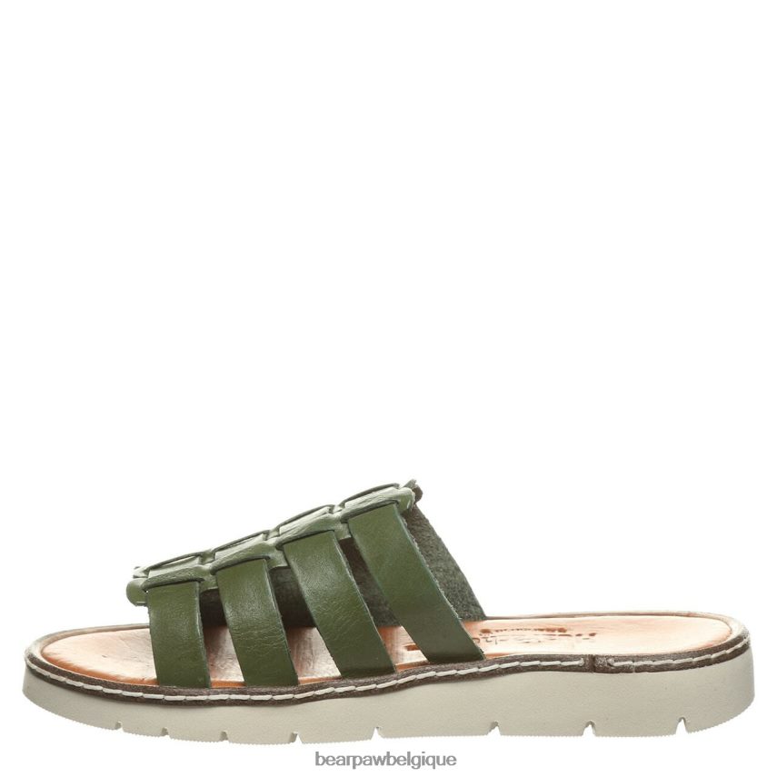 BEARPAW vanessa femmes 6PN848482 vert militaire des sandales