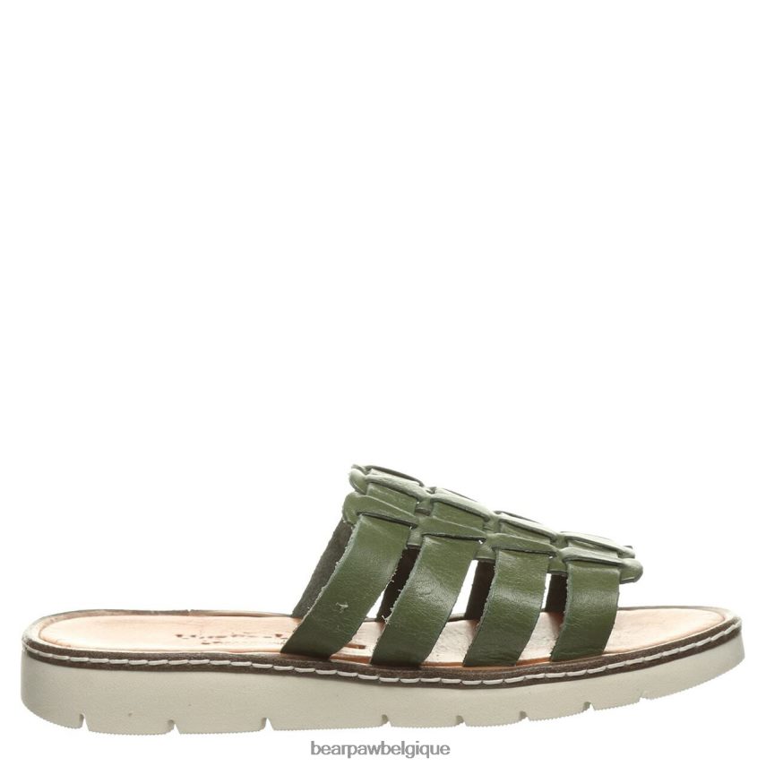 BEARPAW vanessa femmes 6PN848482 vert militaire des sandales