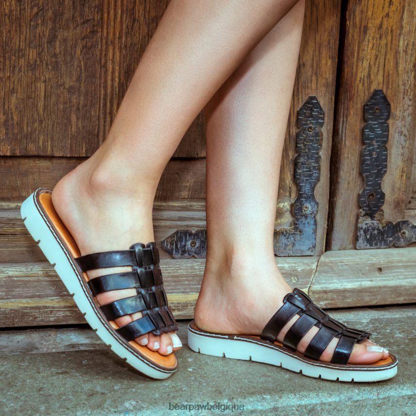 BEARPAW vanessa femmes 6PN848486 noir des sandales