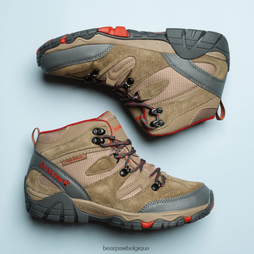 BEARPAW la Corse femmes 6PN848339 taupe/rouge randonneurs