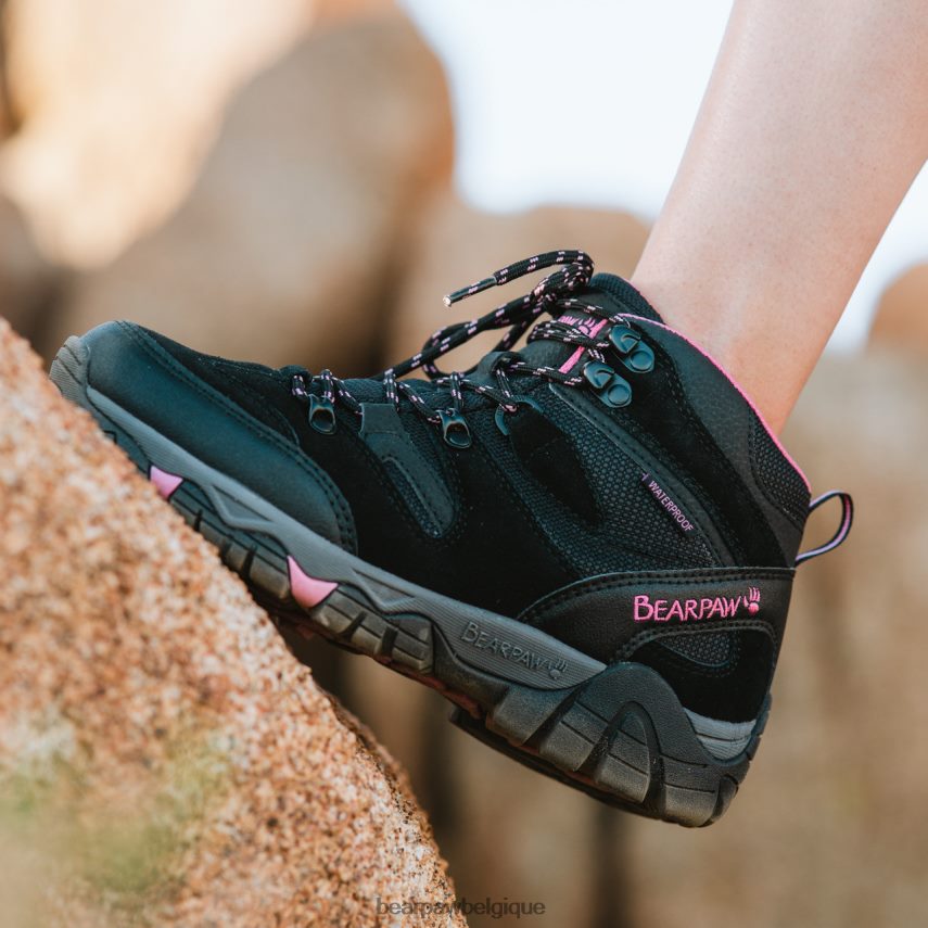 BEARPAW la Corse femmes 6PN848340 noir/fuschia randonneurs