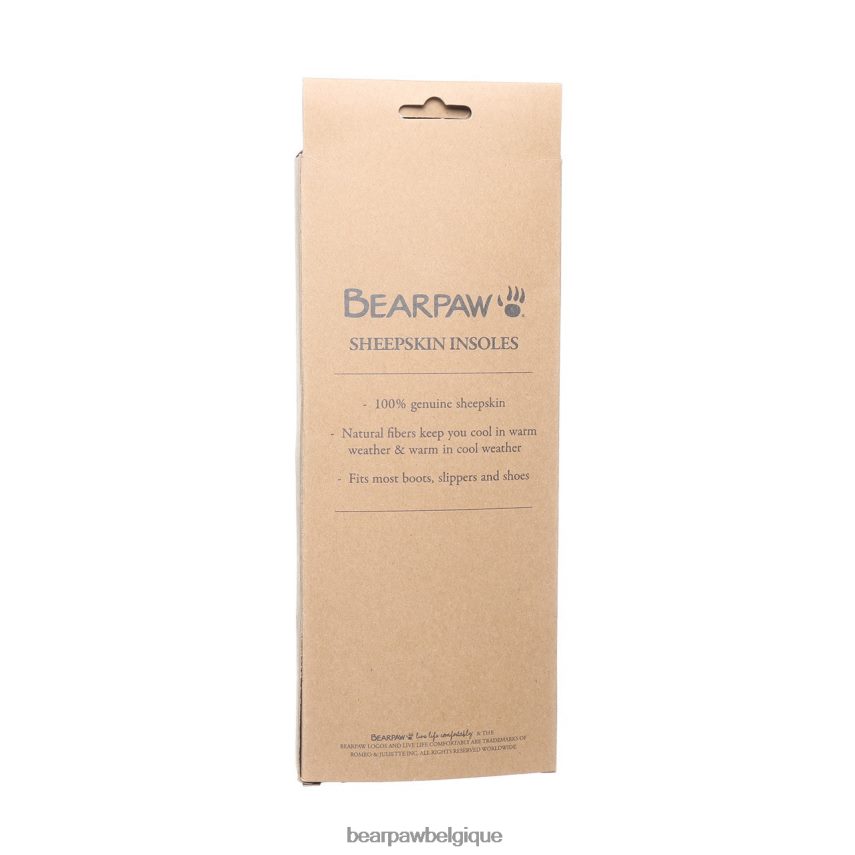 BEARPAW semelles intérieures confort ventilées Hommes 6PN848564 sans couleur accessoires