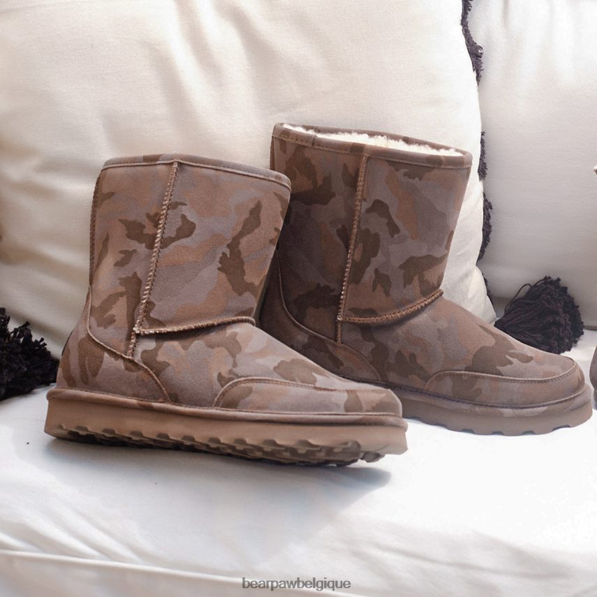 BEARPAW Brady large Hommes 6PN848523 camouflage terre bottes